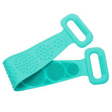 Silicone scrubbing belt for men and women to rub back and strong mud rubbing artifact household cleaning Exfoliating bath brush